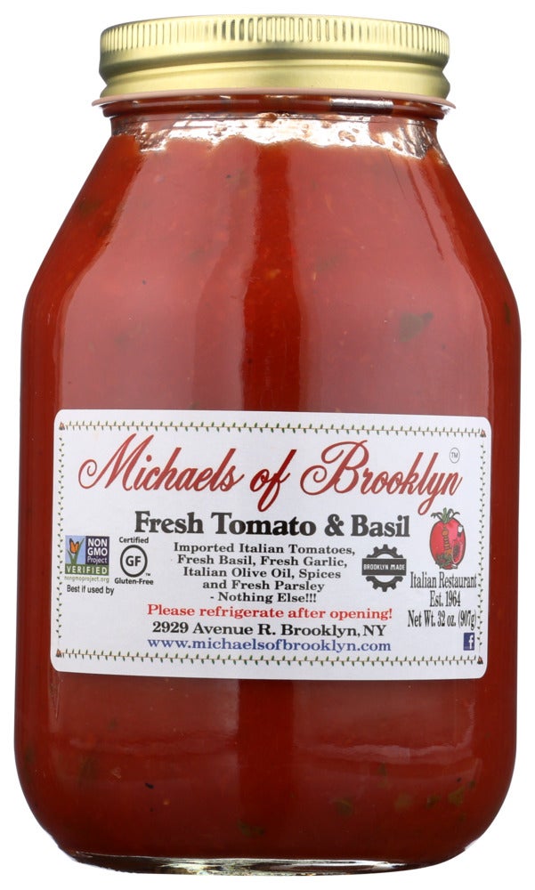 Sauce, Pasta, Tomato & Basil,6 - 32 OUNCE