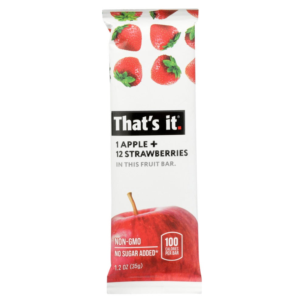Bars, Fruit, Apple & Strawberry,12 - 1.2 OUNCE