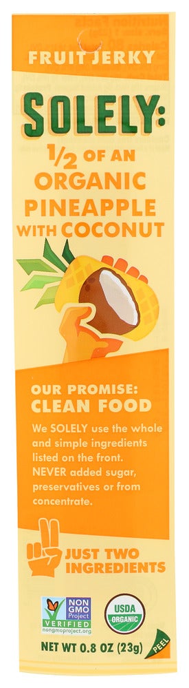 Fruit Jerky, Pineapple, with Coconut, Single-Serve,12 - 0.8 OUNCE