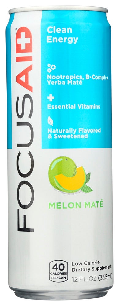 Energy Drink, Melon, Shelf-Stable, Single-Serve, Can,12 - 12 FLUID
