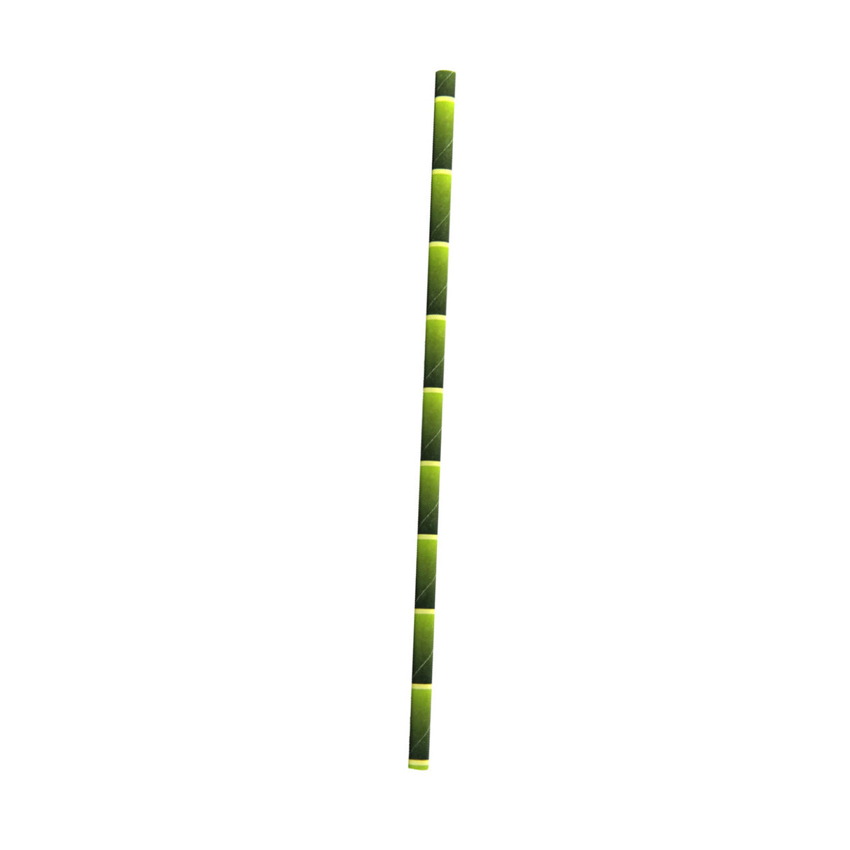 Straws, 7.75 Inch, Paper, Bamboo Design, Wrapped, Coated with Bees Wax, 7.75 Linear Inch,6 - 500 COUNT
