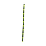 Straws, 7.75 Inch, Paper, Bamboo Design, Wrapped, Coated with Bees Wax, 7.75 Linear Inch,6 - 500 COUNT