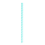 Straws, 7.75 Inch, Blue Turquoise, Unwrapped, 7.75 Linear Inch,6 - 500 COUNT