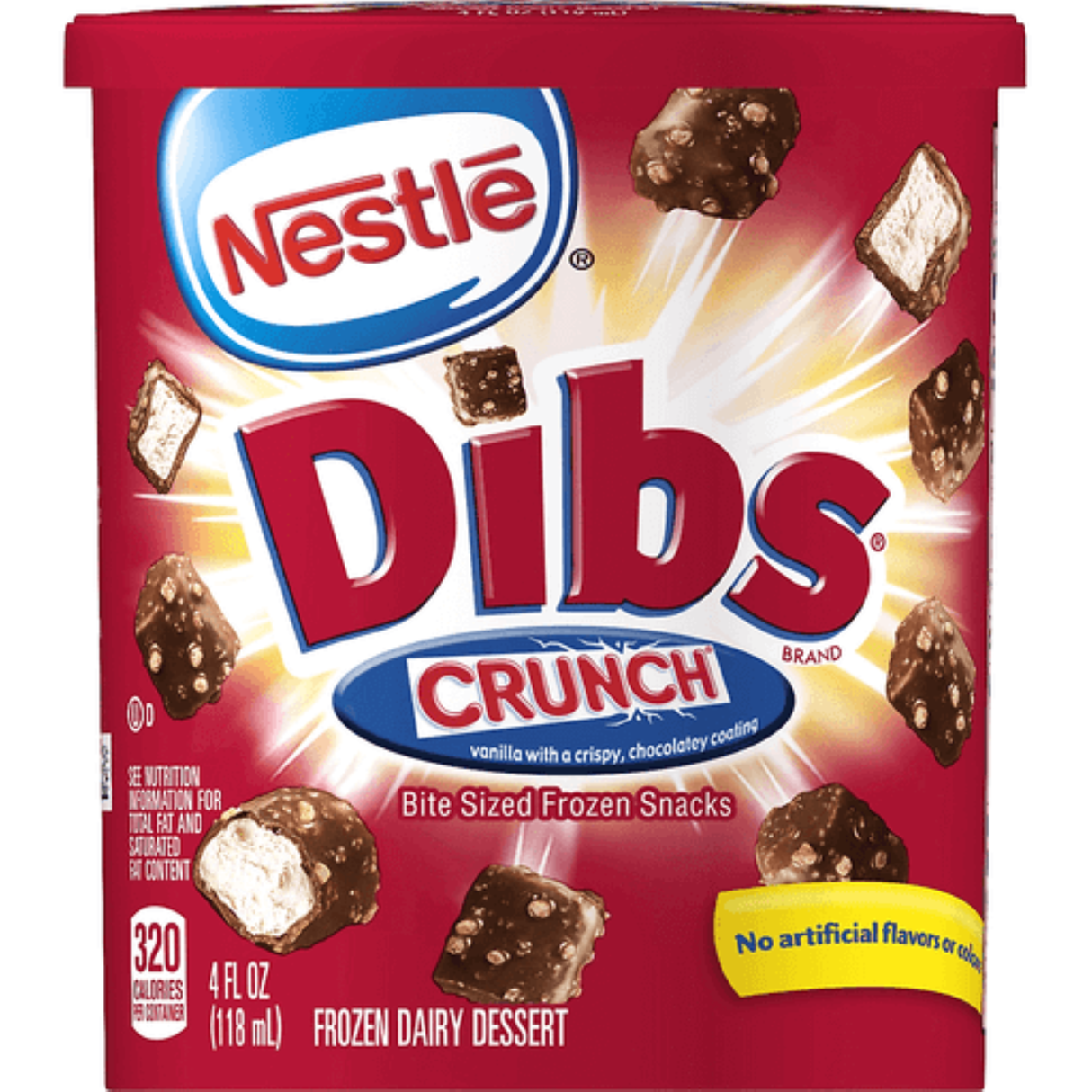 Snack Bites, Ice Cream, Vanilla, with Chocolate Crunch Coating, Frozen,16 - 4 FLUID