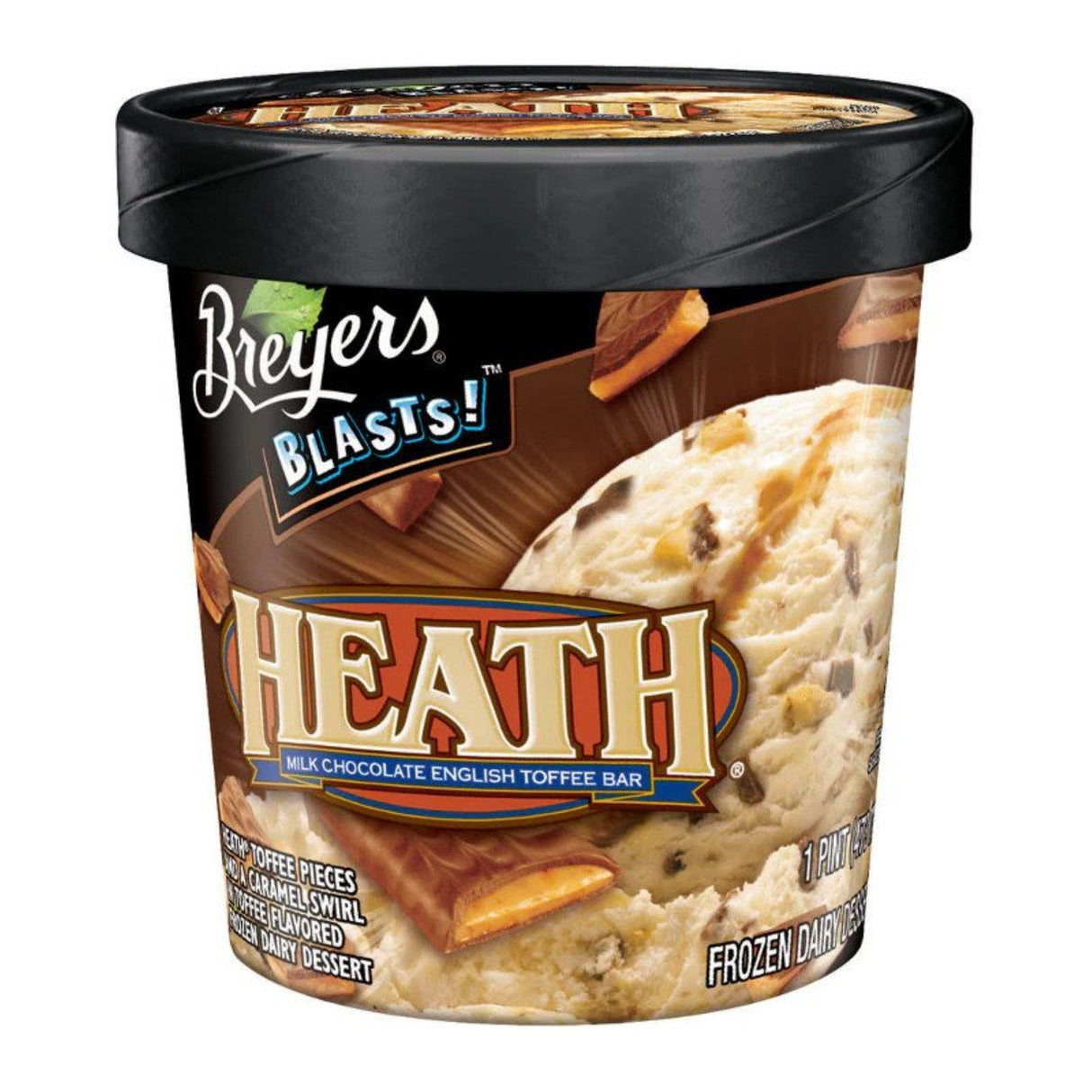 Ice Cream, Hard Serve, Heath, Frozen,8 - 16 FLUID