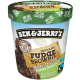 Ice Cream, Hard Serve, Non-Dairy, Chocolate Fudge Brownie, Frozen,8 - 16 FLUID