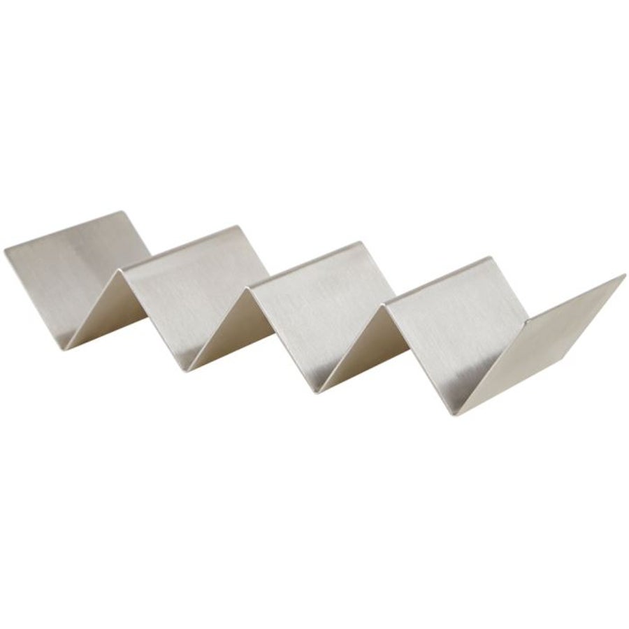 Holders, Taco, Stainless Steel, Holds 3 or 4 Tacos,4 - 12 COUNT