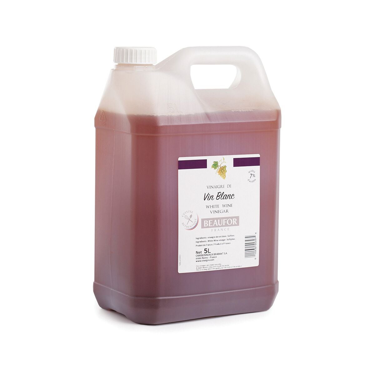 Vinegar, White Wine,2 - 5 LITER