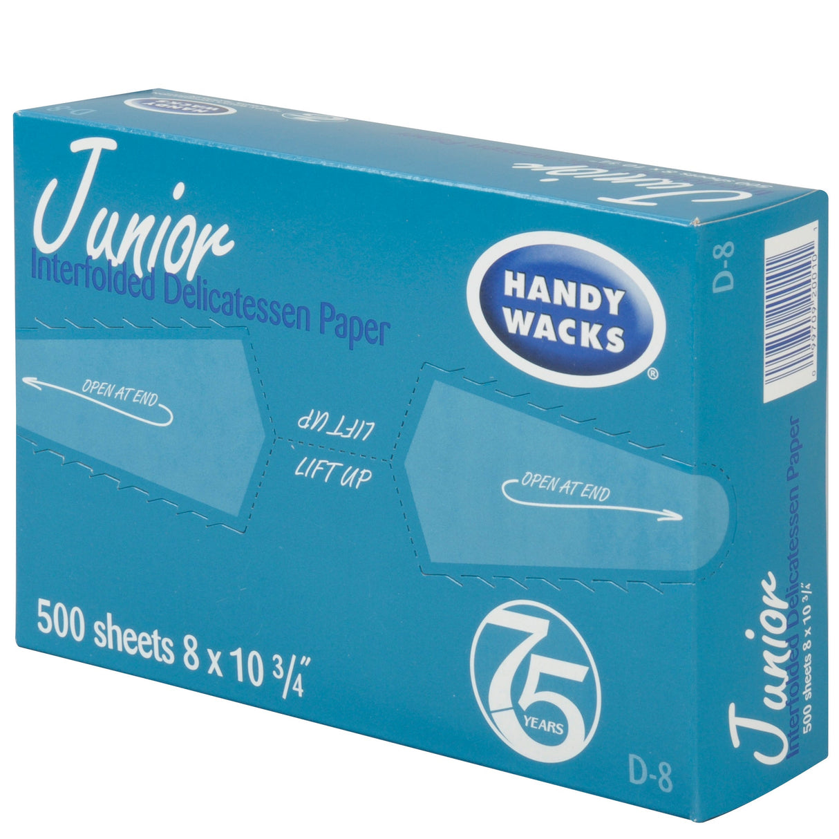 Wraps, Deli, 8 x 10.75 Inch, Interfolded,12 - 500 COUNT
