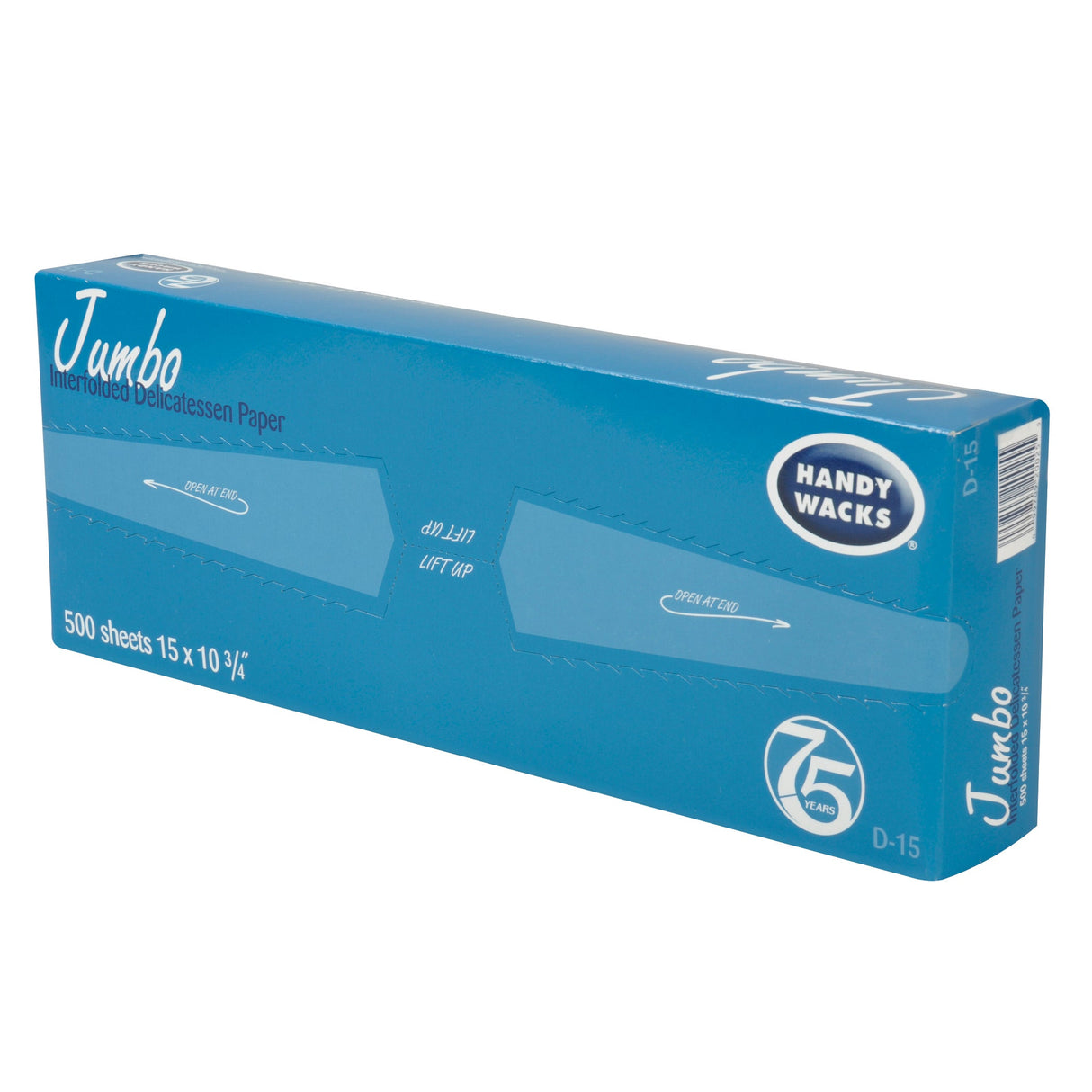 Wraps, Deli, 15 x 10.75 Inch, Interfolded,12 - 500 COUNT