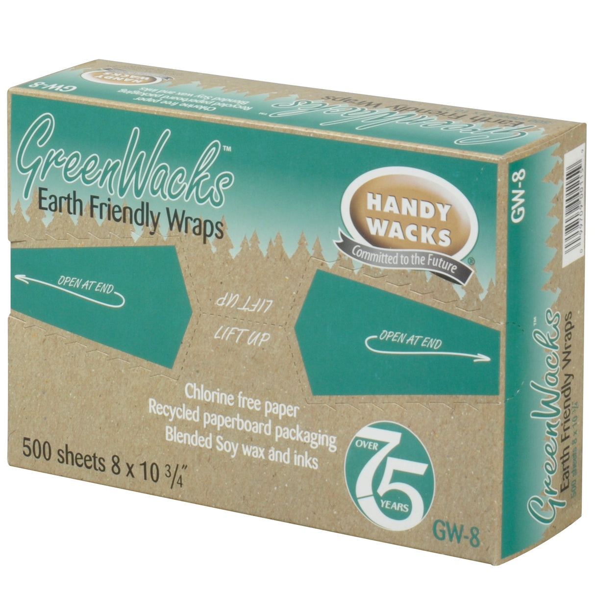 Wraps, Deli, 8 x 10.75 Inch, Kraft, Interfolded,4 - 500 COUNT