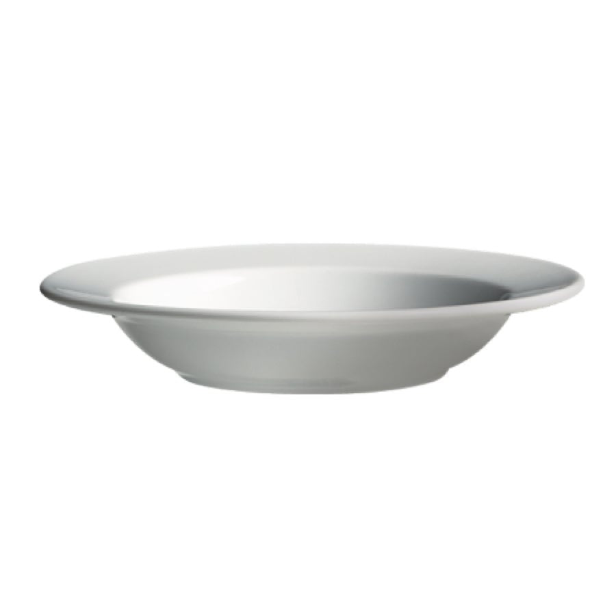 Plates, Soup, 9 Inch, White, Porcelain,6 - 4 COUNT