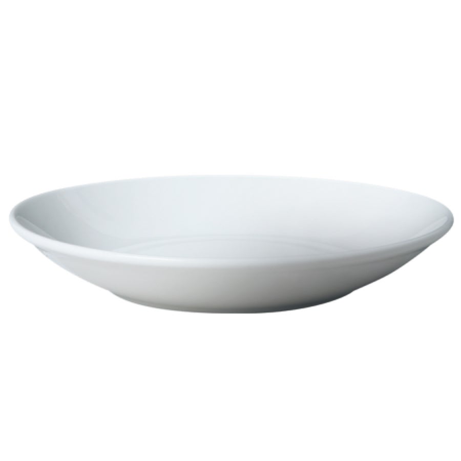 Plates, V Type, 10.25 Inch, White, Porcelain,6 - 4 COUNT