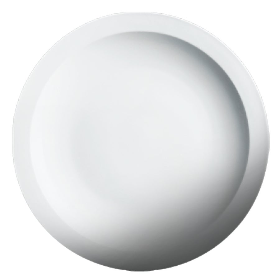 Plates, 14 Inch, Narrow Rim, White, Porcelain,8 - 1 COUNT