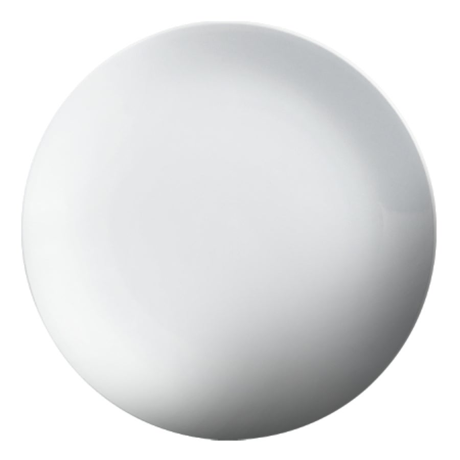 Plates, Coupe, 16 Inch, White, Porcelain,6 - 1 COUNT