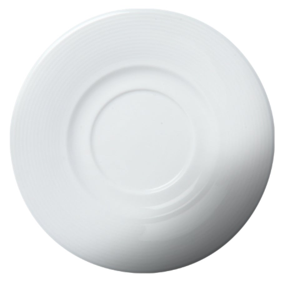 Saucers, Coffee, 6 Inch, White, Porcelain,6 - 12 COUNT