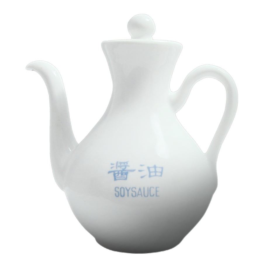 Pot, Soy Sauce, 5 Ounce, White, Porcelain,8 - 6 COUNT
