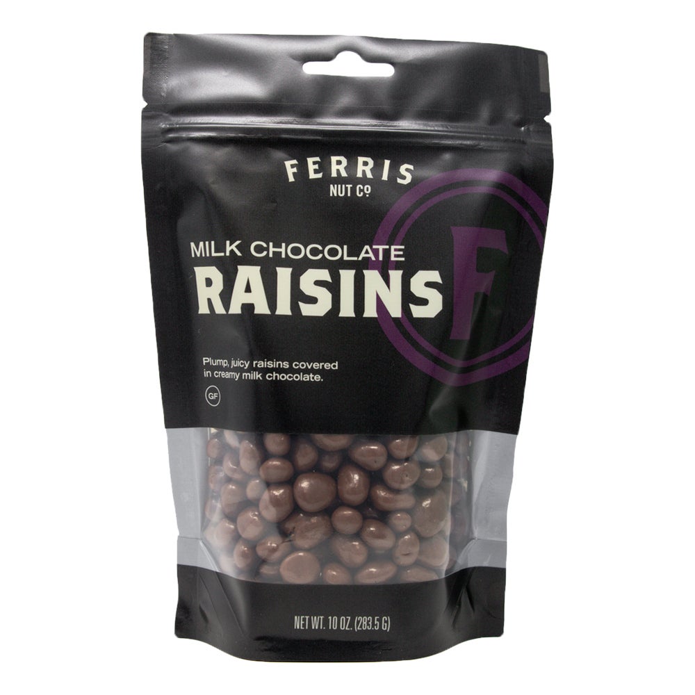 Raisins, Milk Chocolate-Covered, in Resealable Bag,12 - 10 OUNCE