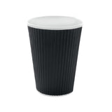 Cups, 20 Ounce, Paper, Rippled Black, 20 Ounce,20 - 25 COUNT