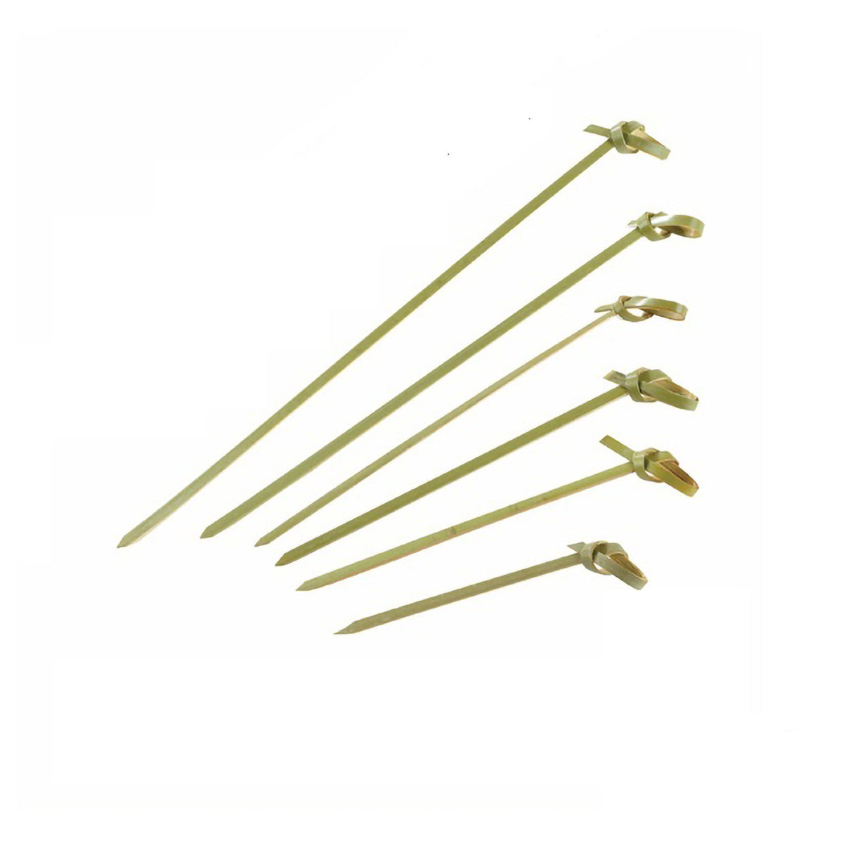 Skewers, 4.1 Inch, Bamboo, Looped,12 - 50 COUNT