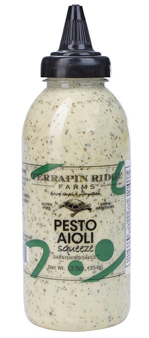 Garnishing Sauce, Aioli, Pesto, Squeeze Bottle,12 - 13 FLUID