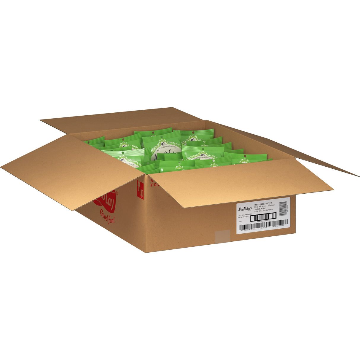 Chips, Potato, Kettle, Jalapeno, XVL Size,24 - 1.87 OUNCE