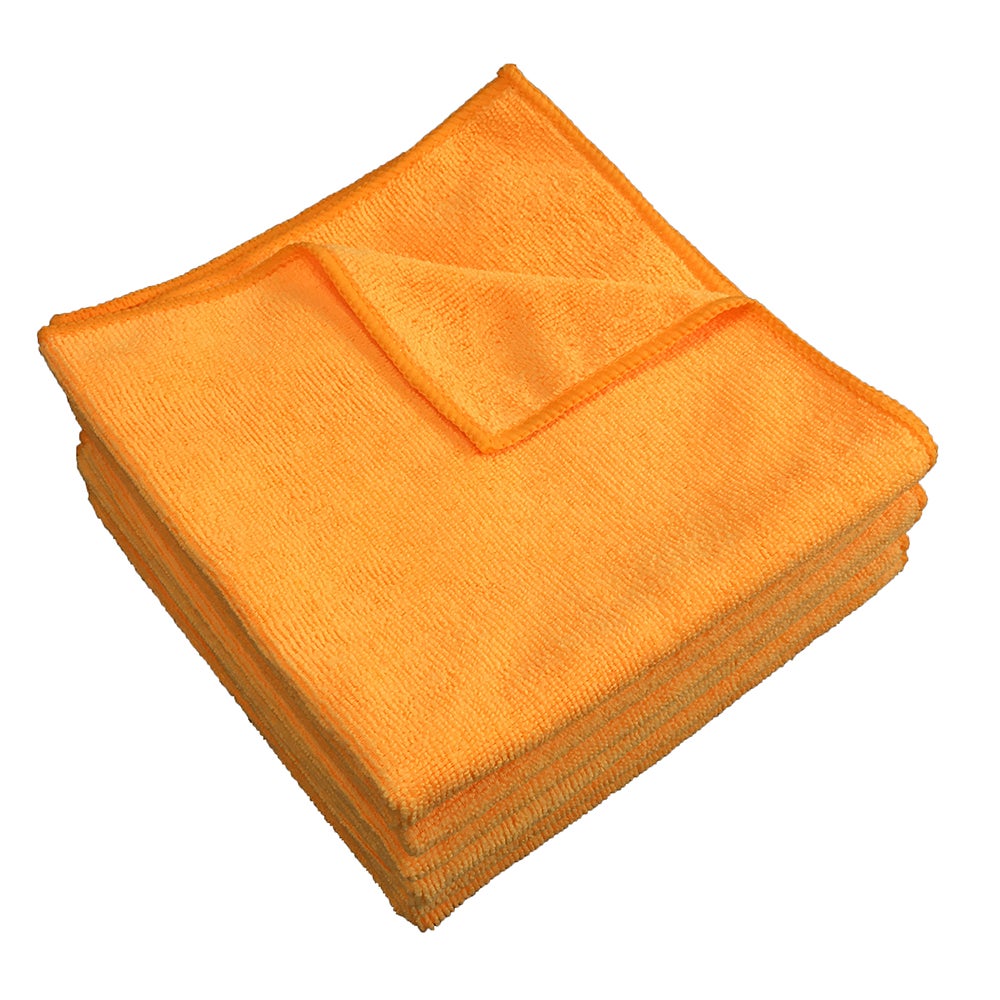 Cloths, Cleaning, Terry Microfiber, Yellow, 12 x 12 Inch,12 - 1 EACH