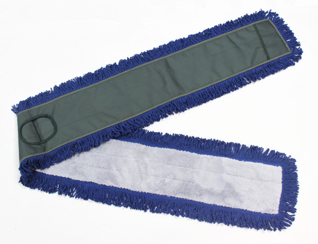 Mop, Dust, Fringed, 36 Inch, with Canvas Backing,12 - 1 EACH