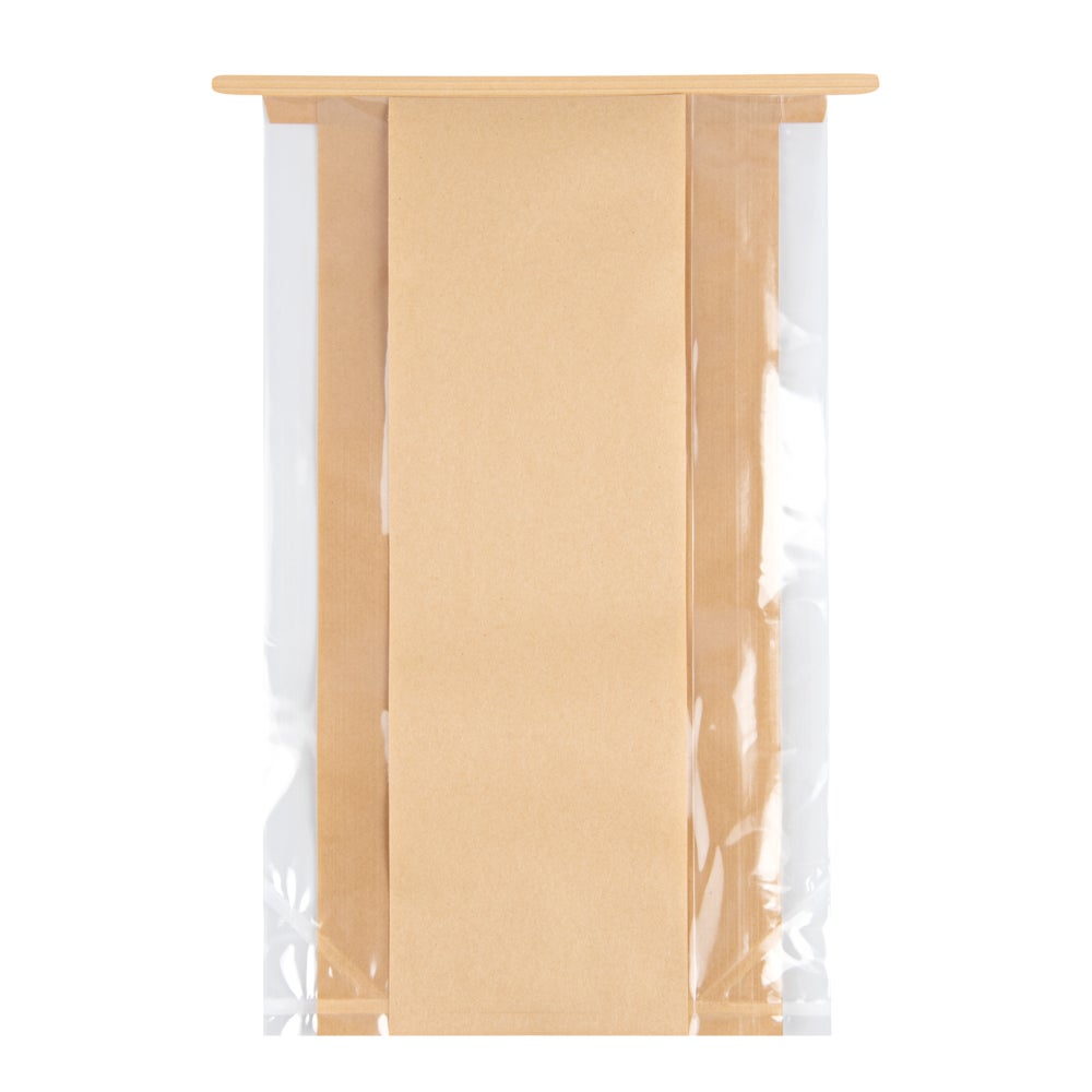 Bags, Tin Tie, 9.75 x 4 x 14.75 Inch, Paper, Kraft,1 - 100 COUNT