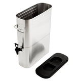 Dispenser, Beverage, 5 Gallon, 13/0 Stainless Steel, 16.5 x 6.75 x 20.75 Inch,1 - 1 EACH