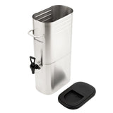 Dispenser, Beverage, 3 Gallon, 13/0 Stainless Steel, 11 x 6.5 x 20.75 Inch,1 - 1 EACH
