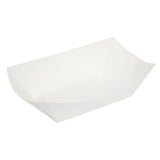 Trays, 3.25 x 2 x 1.5 Inch, Paper, White, Boat,1 - 400 COUNT