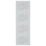 Mats, Fondant Impression, Branch with Leaves, Silicone, Gray,1 - 1 EACH