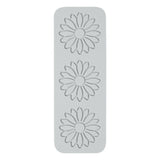 Mat, Fondant Impression, 8.90 x 3.20 Inch, Flower, Silicone, Gray,1 - 1 EACH