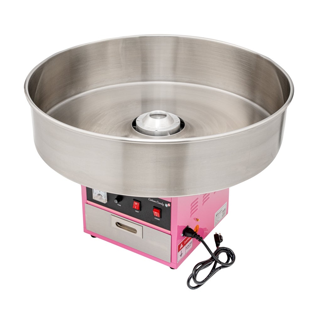 Machine, Cotton Candy, 1080 Watt, Pink, with 28 Inch Stainless Steel Bowl,1 - 1 EACH