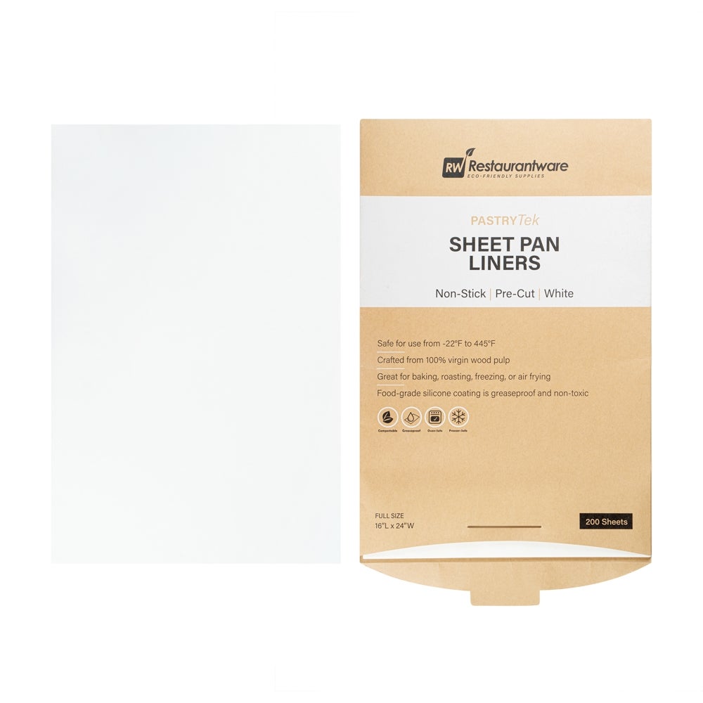 Liners, 16 x 24 Inch, Paper, White, Silicone-Coated,1 - 200 COUNT