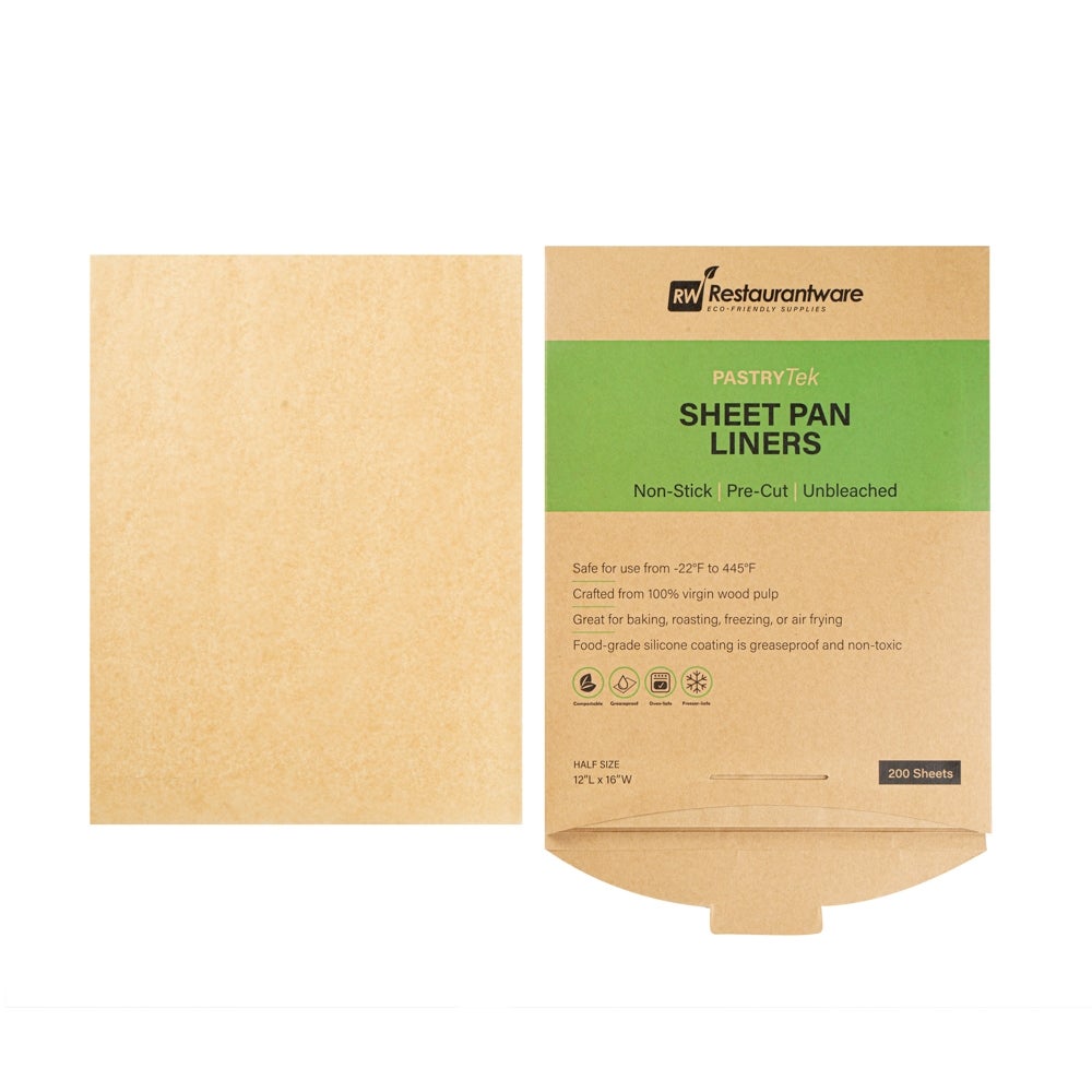 Liners, 12 x 16 Inch, Paper, White, Silicone-Coated,1 - 200 COUNT