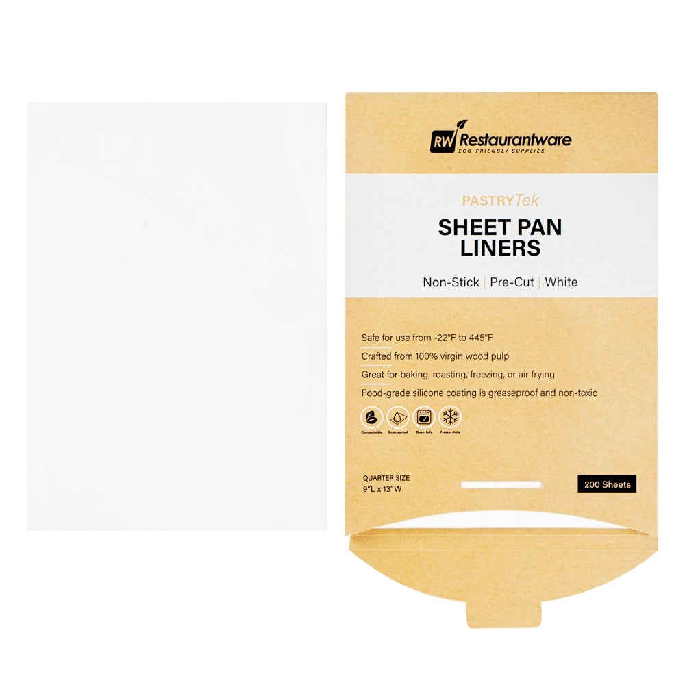 Liners, 9 x 12 Inch, Paper, White, Silicone-Coated,1 - 200 COUNT