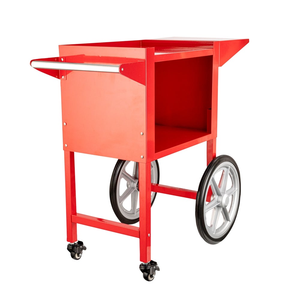 Cart, Red, Stainless Steel, for 8 Ounce Popcorn Machine, with 2 Wheels & 2 Castors,1 - 1 EACH