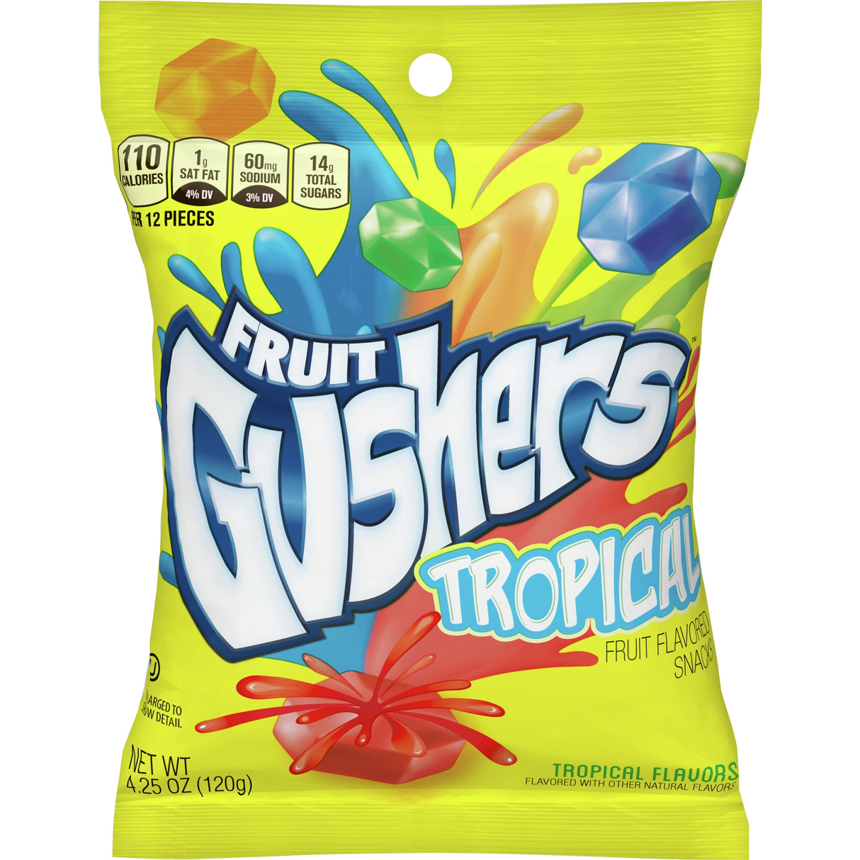 Snacks, Fruit, Tropical, Shelf-Stable, 4.25 Ounce,6 - 8 COUNT