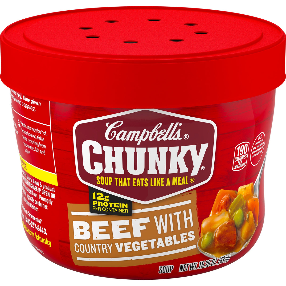 Soup, Beef, with Country Vegetables,8 - 15.25 OUNCE