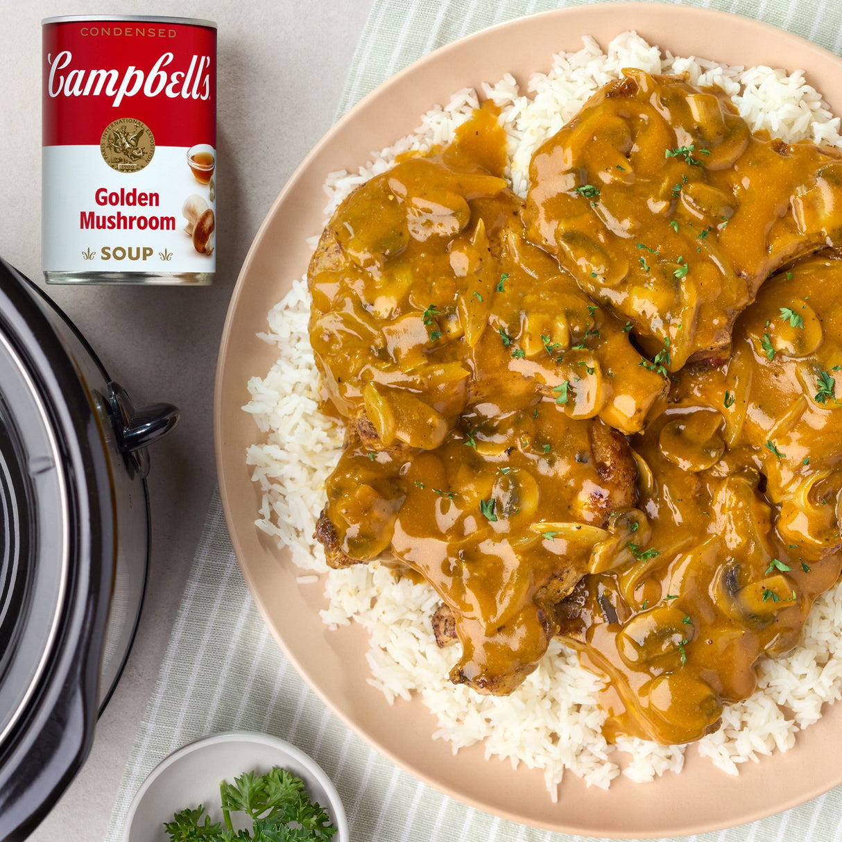 Soup, Golden Mushroom, Condensed,12 - 10.5 OUNCE