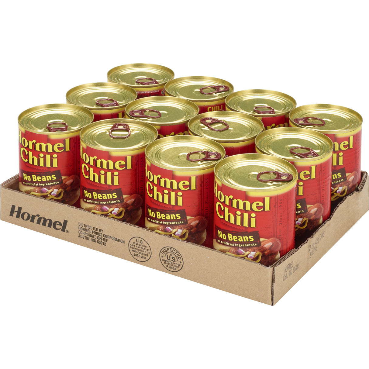 Chili, without Beans, Shelf-Stable,12 - 15 OUNCE