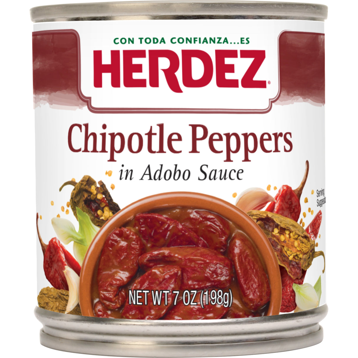 Peppers, Chipotle, in Adobo Sauce,12 - 7 OUNCE