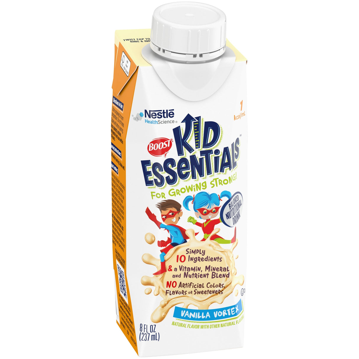 Nutritional Drink, Vanilla Vortex, Kid Essentials, Shelf-Stable, Single-Serve,24 - 8.01 FLUID