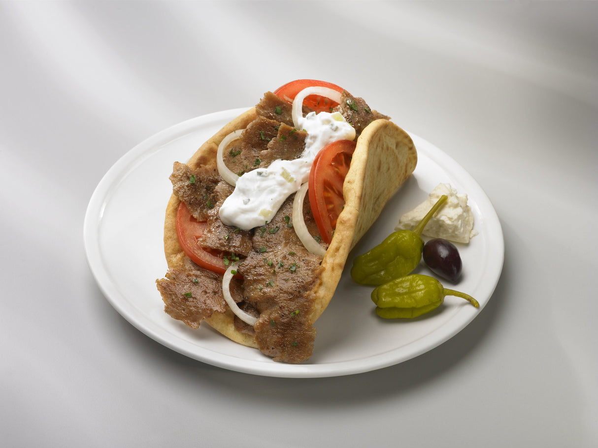 Gyro Meat, Beef & Lamb, Sliced, Cooked, Frozen,2 - 5 POUND