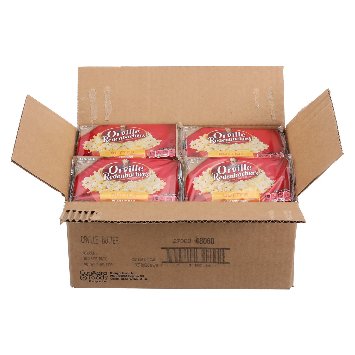 Popcorn, Microwave, Butter Flavor,36 - 3.3 OUNCE
