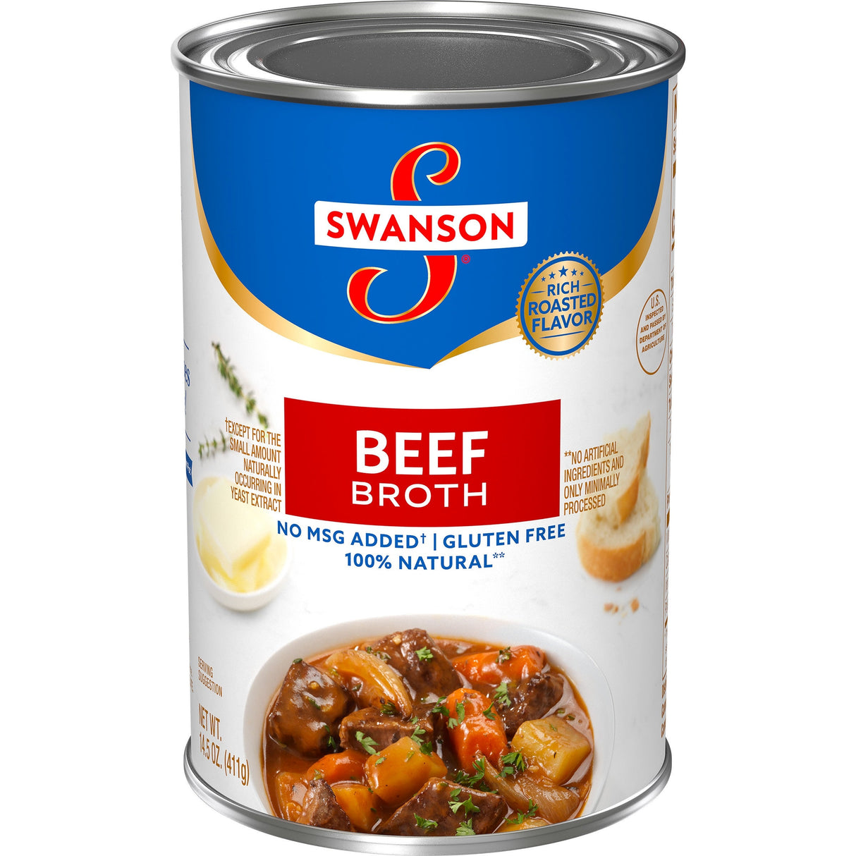 Broth, Beef, Natural,24 - 14.5 OUNCE