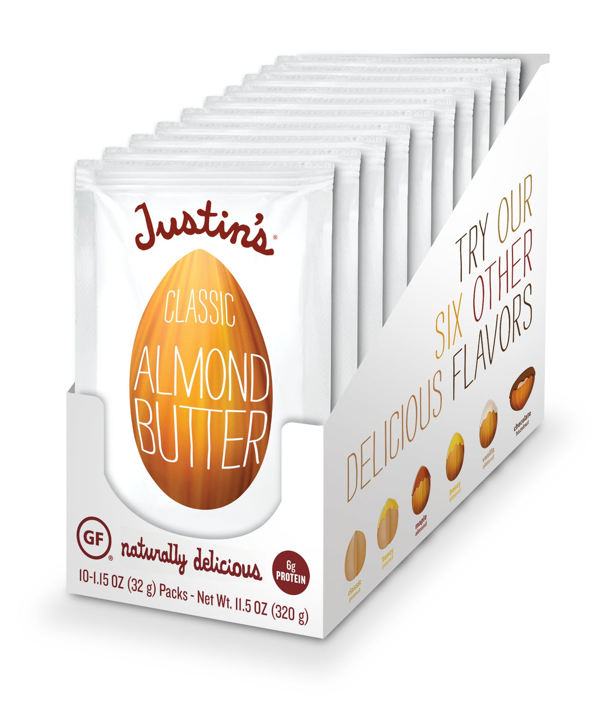 Almond Butter, Single-Serve Packets, 1.15 Ounce,6 - 10 COUNT