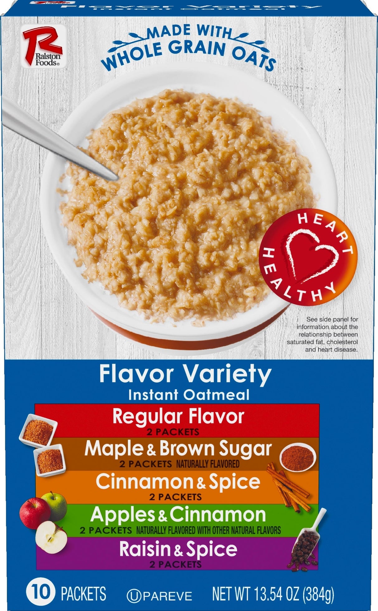 Oatmeal, Instant, Assorted,12 - 13.54 OUNCE